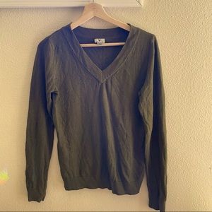 Green Worthington v neck sweater good condition size M